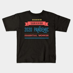 2020 Pandemic Essential Worker Kids T-Shirt